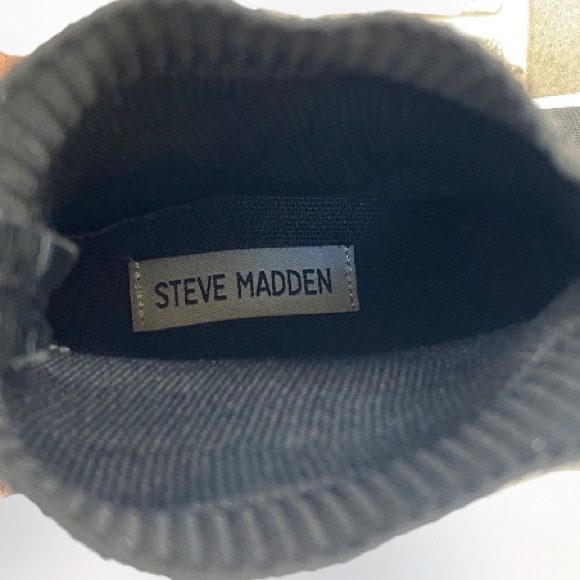 Steve Madden Bitten High Top Sneakers, Black Size 8.5 - Picture 9 of 10